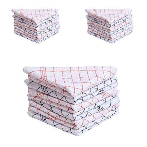 HSR Collection Cotton Multipurpose Kitchen Napkins, (18X18 Inches, Multicolour) - Pack of 18 - Image 1