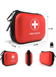 MileMelo First Aid Kit for Home Hiking Camping Outdoor Sport, 104-Pieces Survival Supplies Emergency Kit, Mini Gear Bag with Basic First-aid Essentials for Emergency Cases  - Image 2