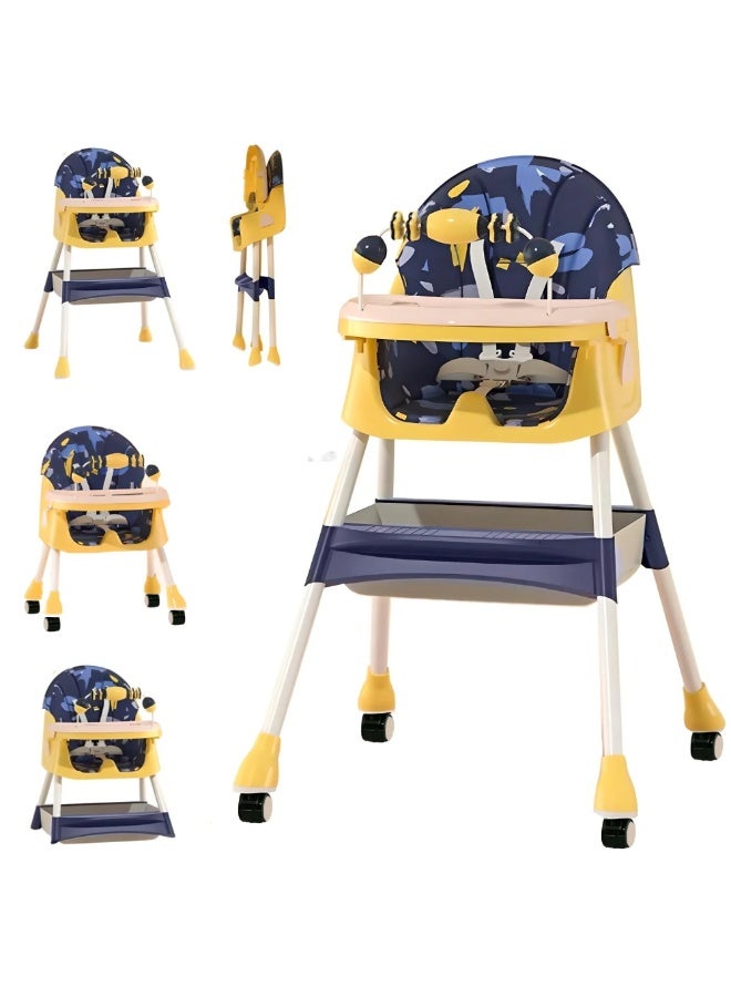 كرسي طعام مرتفع  للأطفال- 2 مستوي H602 - Image 1