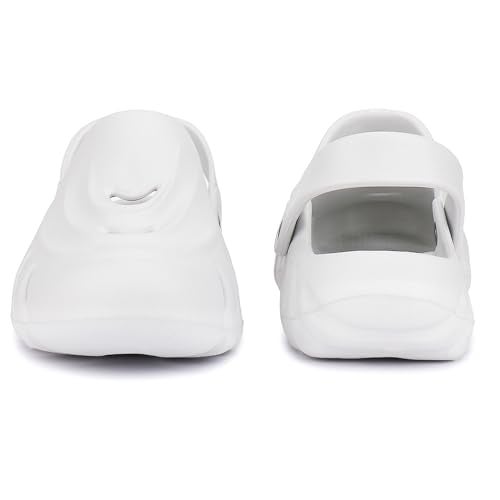 BERSACHE Stylish Clog Sole For Men -White,7 UK - Image 3