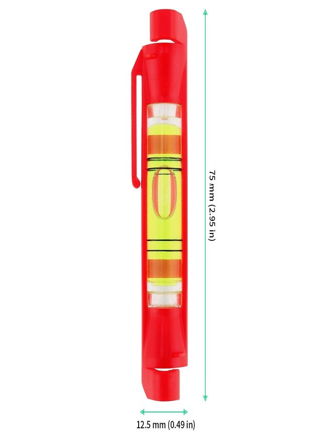 أداة قياس مستوى خط الخيط من FUNSUEI، 30 قطعة، مستوى خط الخيط المعلق، أداة قياس الفقاعات، مستوى الفقاعات الصغير لأعمال البناء، أعمال البناء، تعليق إطار الصورة - Image 2