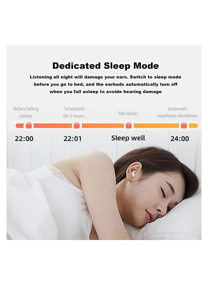Generic - Wireless Sleep Earbuds for Side Sleepers - Invisible Bluetooth Headphones with Active Noise Cancelling, Compact Design for Comfortable Sleep, Ideal for Restful Nights. - Image 1