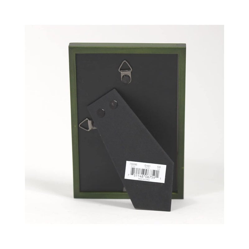لورانس فرايمز Lawrence Frames Collection Wood Picture Frame Gallery Green 4x6 - Image 3