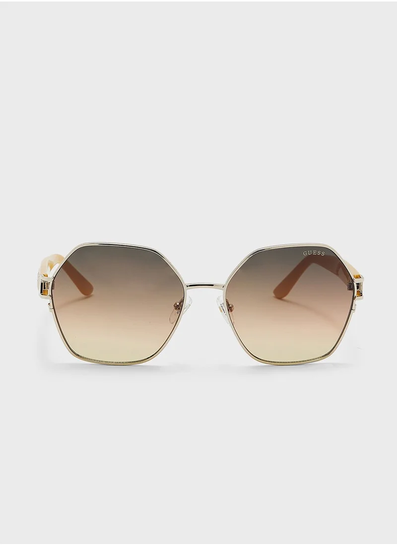 GUESS Oversized Shape Sunglasses