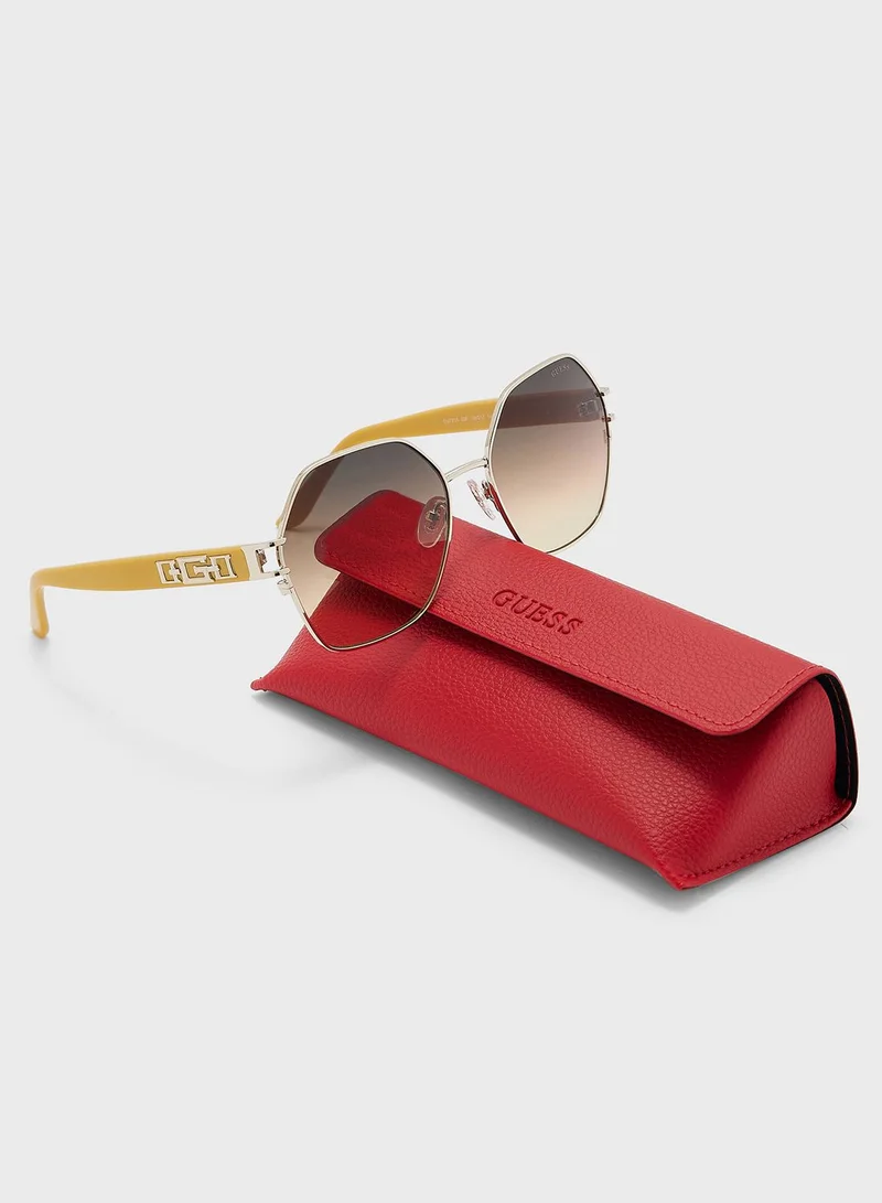 GUESS Oversized Shape Sunglasses