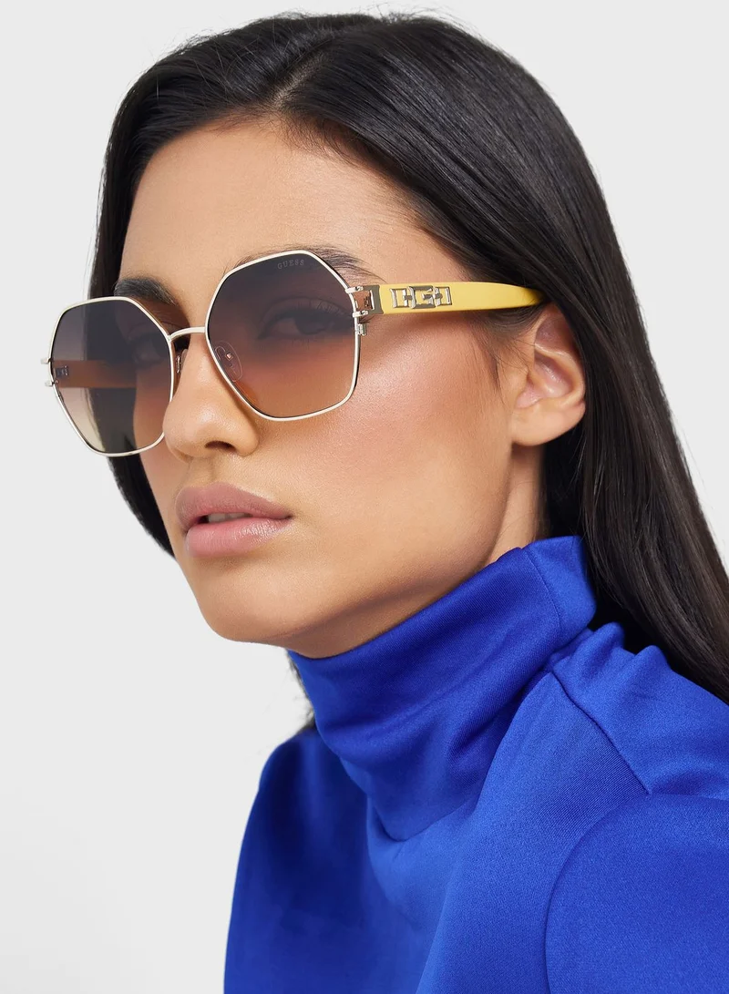 GUESS Oversized Shape Sunglasses