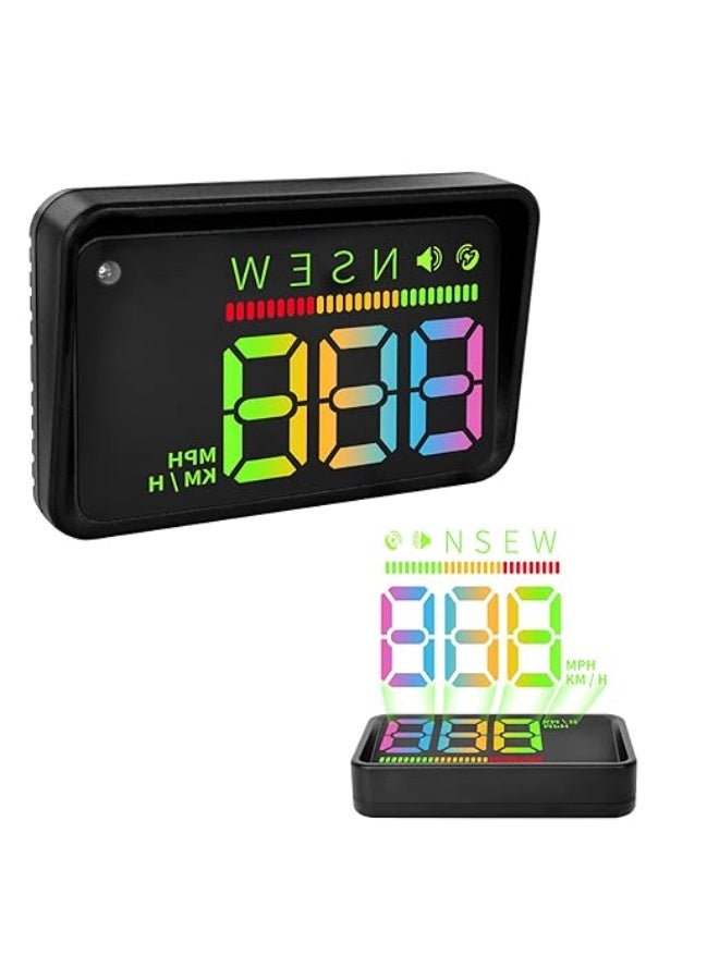 Heads up Display for Cars,HUD,Head up Display for Car,Car Speedometer Display,Automatic Brightness Adjustment,Speeding Alert,USB Cable Plug & Play