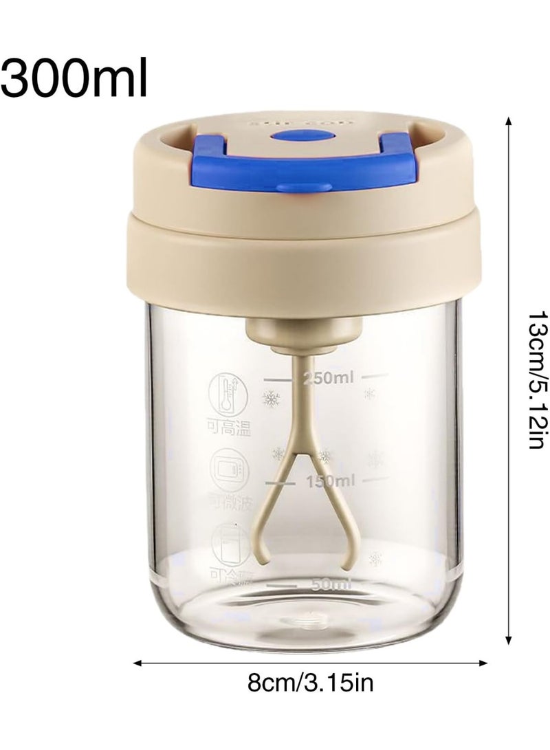 CMGTYYD Self Mixing Mug – Electric Stirring Mug Portable Coffee Mixer 300 Ml High Speed Self Stirring Mug, Heat?Resistant Mixer with Lid, Fitness Gym Shake Bottle Gift - Image 5