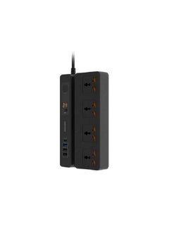 porodo Porodo Multi-Function Socket With Phone Stand and Digital Timer 3M  - Image 2