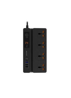 porodo Porodo Multi-Function Socket With Phone Stand and Digital Timer 3M  - Image 1
