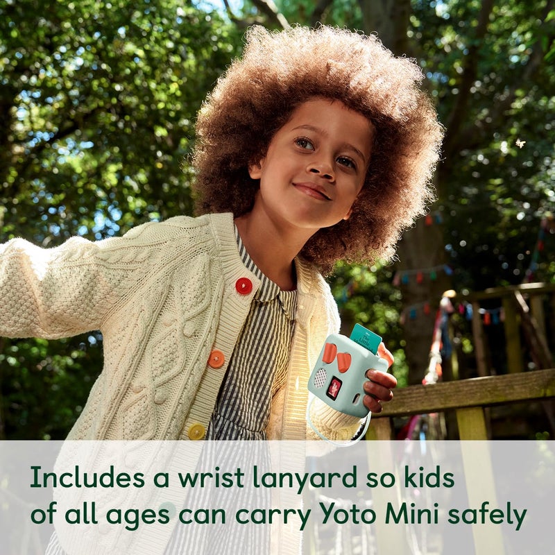 YOTO جاكيت مغامرة يوتو ميني في حساء الضفدع (أخضر) مع حبل معصم متطابق - ملحق لجهاز الصوت المصغر للأطفال، غلاف سيليكون مضاد للانزلاق، غلاف واقي مناسب - Image 4