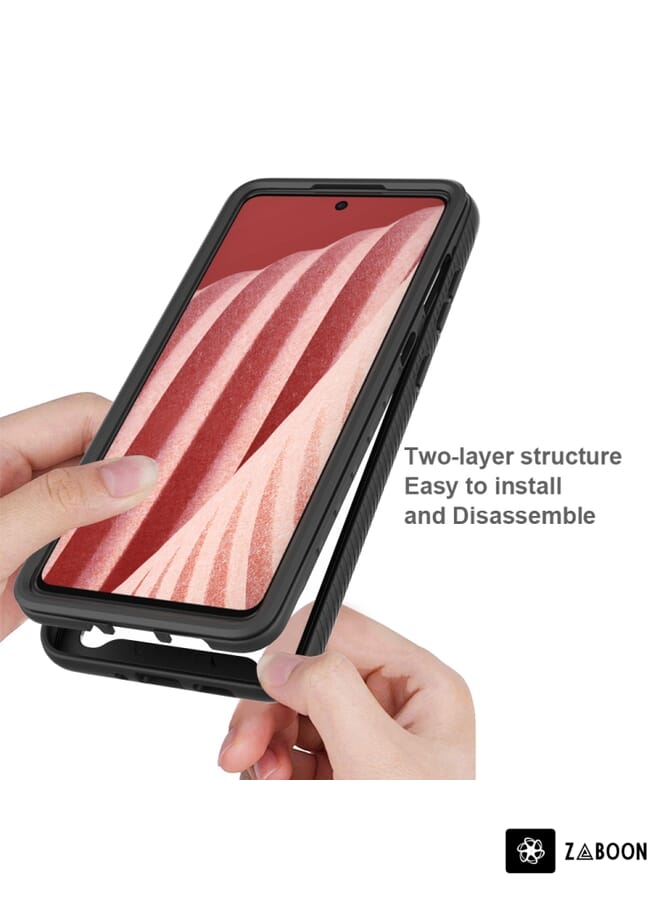 Zaboon Protective Case For Honor X40 Gloss Oil Solid Color Magnetic Leather - Image 5