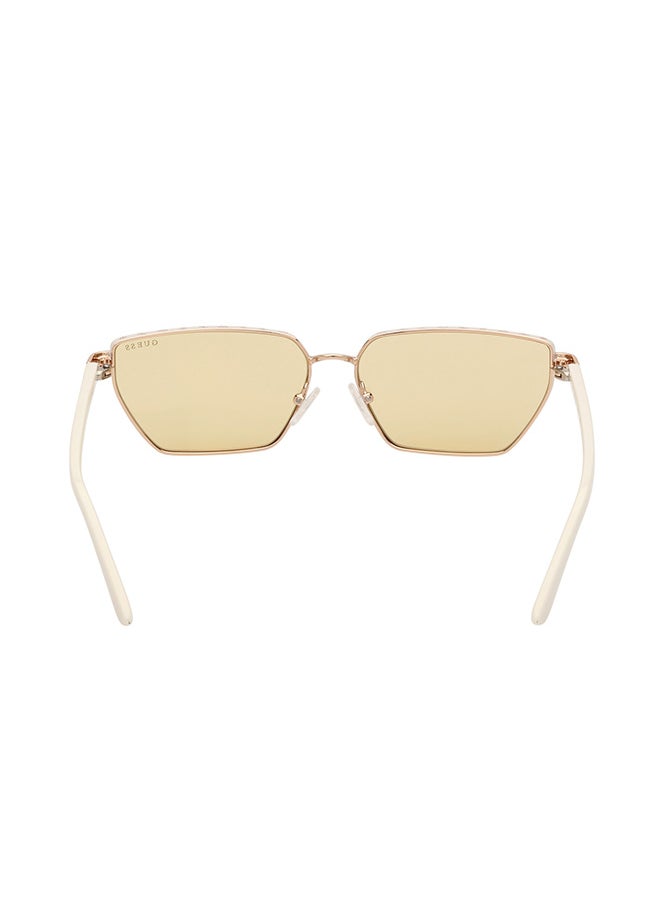 GUESS Women's UV Protection Hexagon Sunglasses - GU0010621E59 - Lens Size: 59 Mm  - Image 4