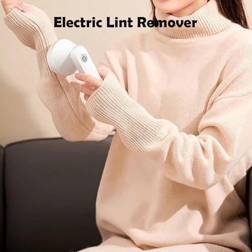 EYUVAA LABEL Portable Lint Remover for Clothes, 6 Blade USB Rechargeable Fabric Shaver, Lint Remover for Woolen Sweaters, Carpets, Clothes and Sofa - Image 5