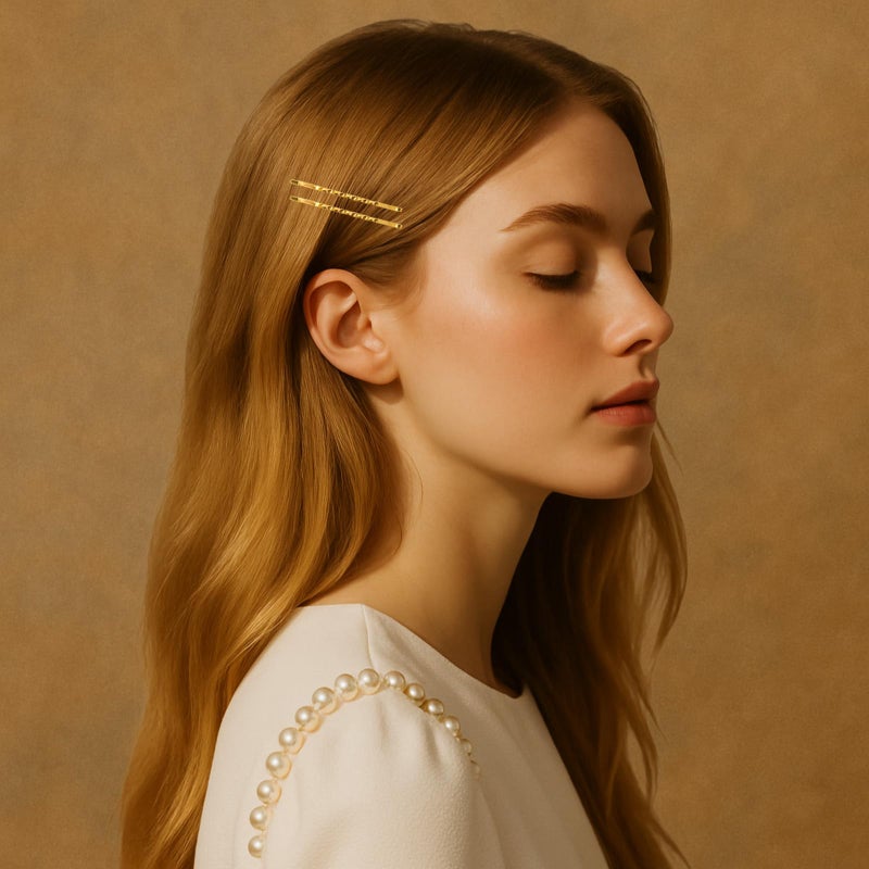 GIYAWA 60PCS Bobby Pins Set â€“ 3 Styles Each 20PCS Metal Hair Clips for Women 2.17-2.56 Inch Comfortable Secure Hair Accessories for Long Thick Hair â€“ Gold - Image 4