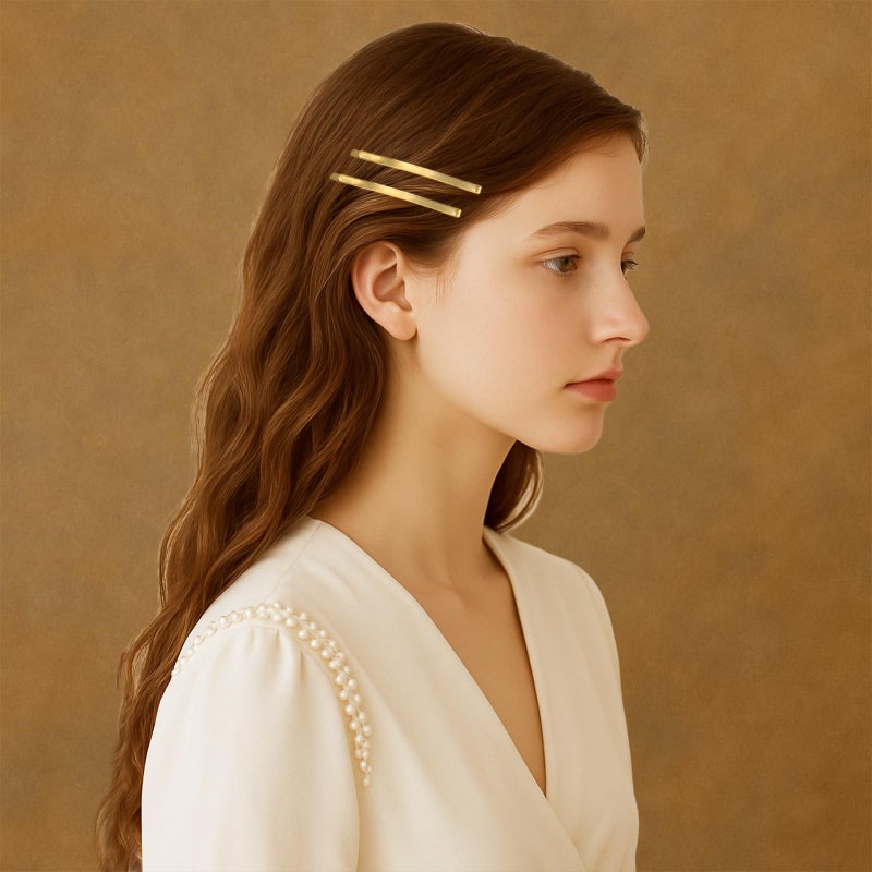 GIYAWA 60PCS Bobby Pins Set â€“ 3 Styles Each 20PCS Metal Hair Clips for Women 2.17-2.56 Inch Comfortable Secure Hair Accessories for Long Thick Hair â€“ Gold - Image 3