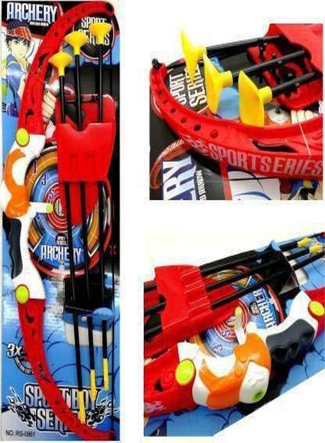 Perpetual Bliss Archery Bow and Arrow Game for Kids||with 3 Suction Cup Arrow|Strong String Thread|Sport - Image 2