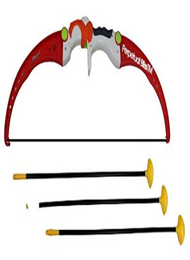 Perpetual Bliss Archery Bow and Arrow Game for Kids||with 3 Suction Cup Arrow|Strong String Thread|Sport - Image 3
