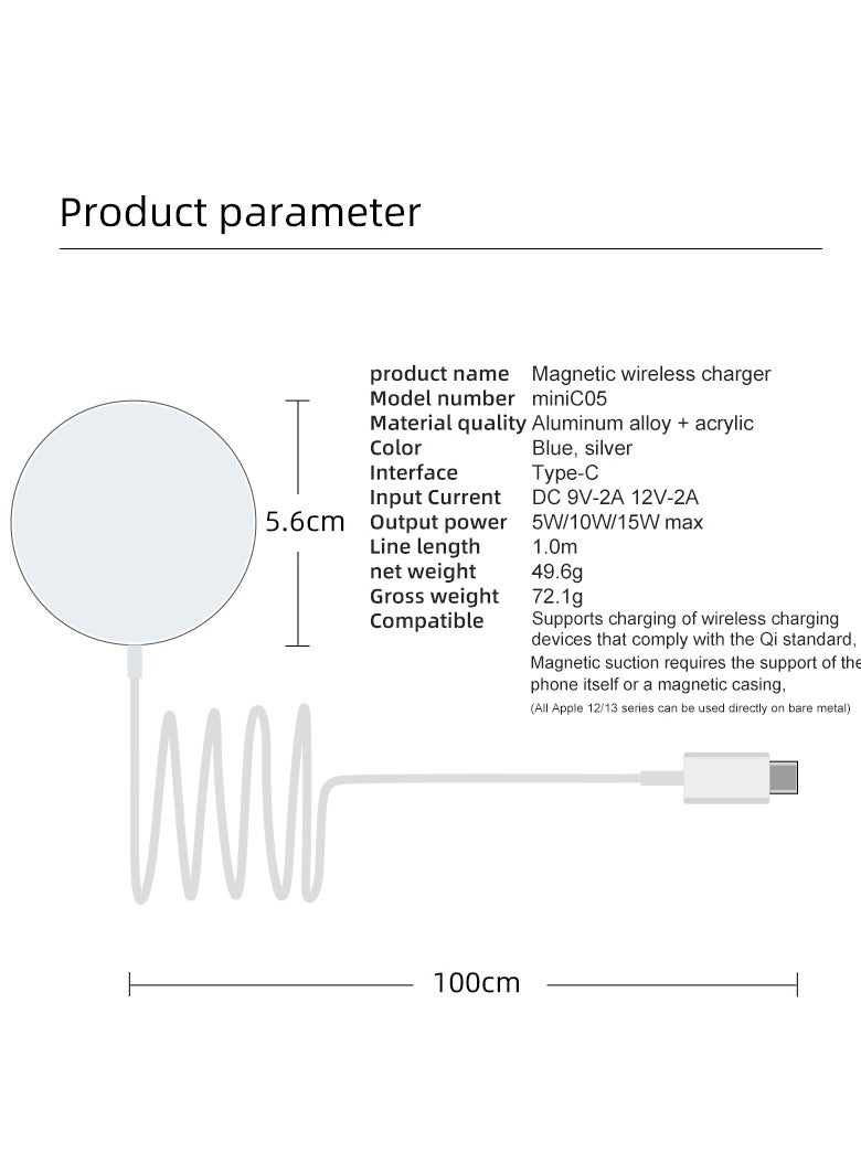 General Efficient Magnetic Wireless Charger for iPhone, Samsung, Huawei - Fast and Hassle-Free Charging  - Image 4