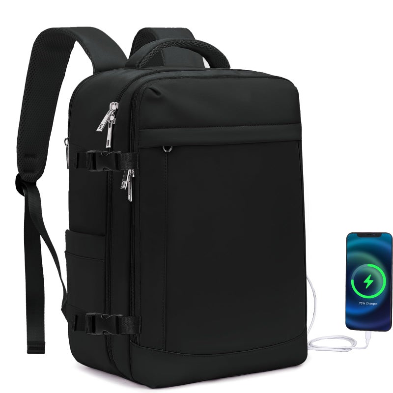 Lossga for Spirit Airlines Personal Item Bag 18x14x8 Inches Travel Bag Mens Travel Backpack for Women Fit Up to 17 inch Weekender Bags With Usb Charging Port Carry on Flight Approved - Image 1