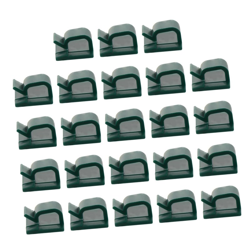 100Pcs Black Self Adhesive Cable Management Clips for Organizing Wires and Cords Office Home Use - Image 1