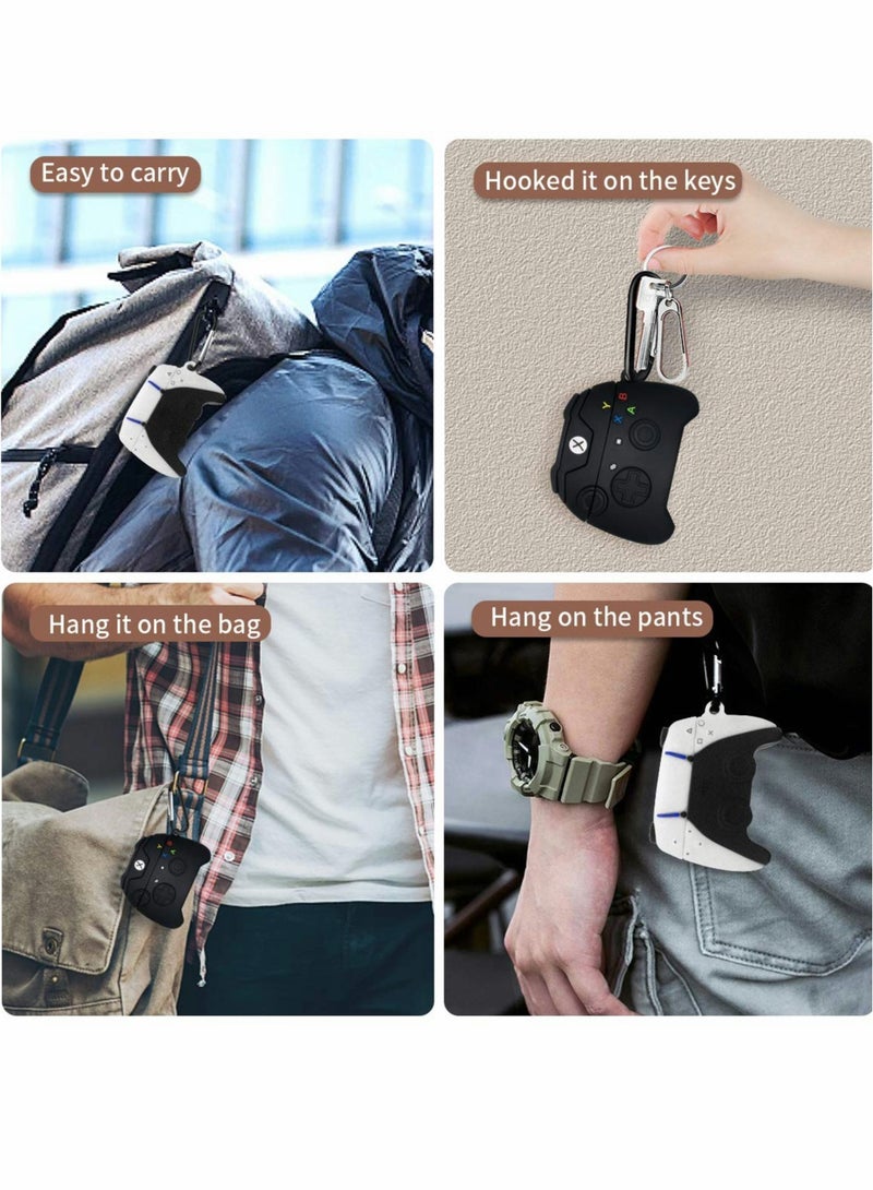 Game Controller Airpods Pro Case, 3D Fashion Cool Design, Unique Stylish Protective Skin Accessories, Airpods Pro Silicone Case 2 Pack (Black) - Image 5