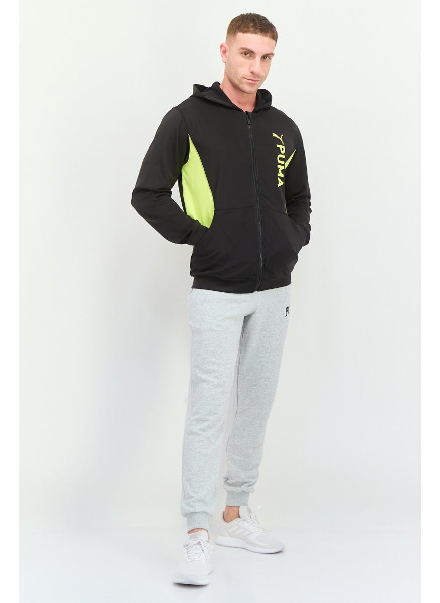PUMA Men Sportswear Fit Long Sleeve Outdoor Sweatshirt, Black  - Image 4
