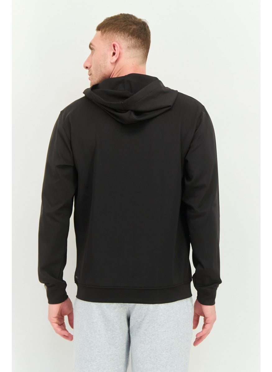 PUMA Men Sportswear Fit Long Sleeve Outdoor Sweatshirt, Black  - Image 3
