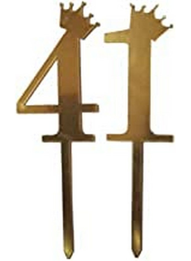 Infispace® Gold Glitter Big Size Shiny Cake Topper for Birthday, Wedding Anniversary Celebration or Theme Parties (41)