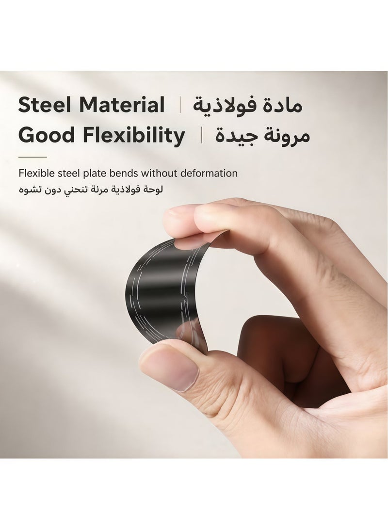 SIGood Magnetic Suction Plates for iPad Cooler, 5 Pcs 3.55 inch Round Thermal Conductive Steel Pads with Strong Adhesive, Compatible with iPad Magnetic Cooler and Steam Deck Fan Mounting - Image 4