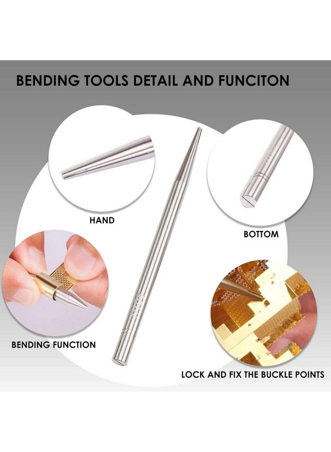 6 Pieces Metal Model Kits Tool Sets, Edges Tabs Cylinder Cone Shape Bending Assist Tools For Diy 3D Metal Puzzles Assemble Model Kits For Adults Teens - Image 4