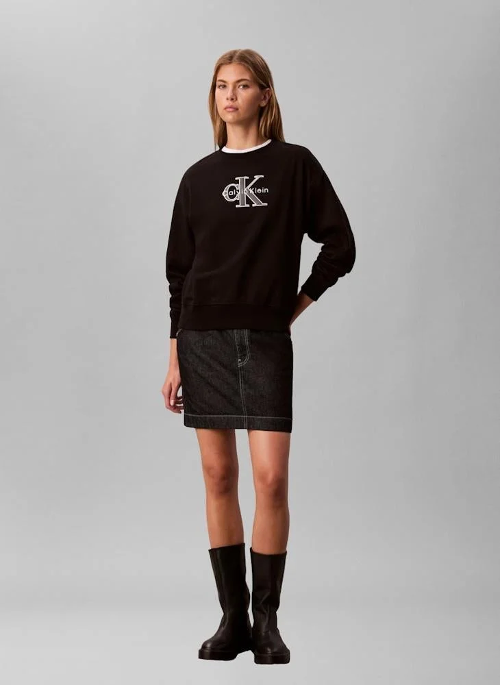 Calvin Klein Jeans  Graphic Pullover Sweatshirts for Women | Best Price UAE