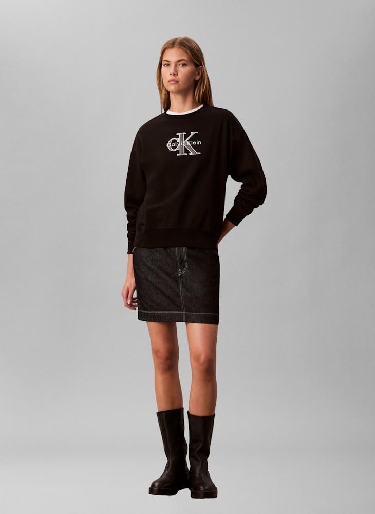 Calvin Klein Jeans Graphic Pullover Sweatshirts - Image 5