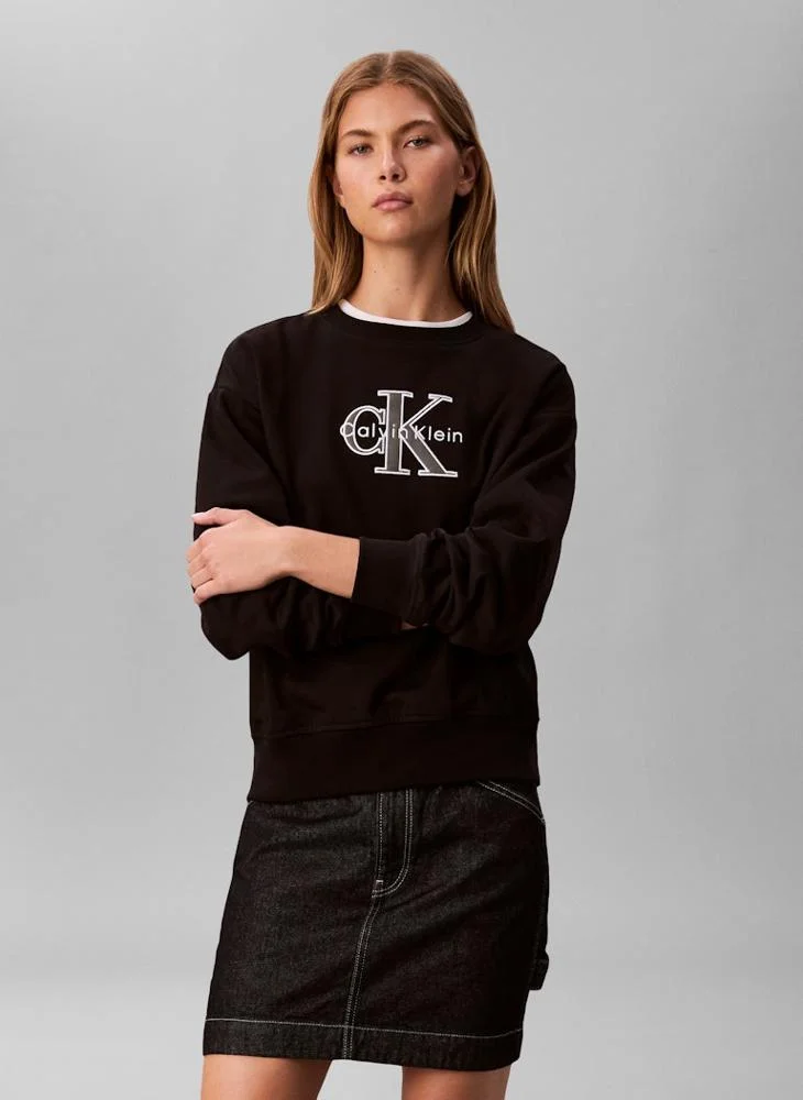 Calvin Klein Jeans  Graphic Pullover Sweatshirts for Women | Best Price UAE