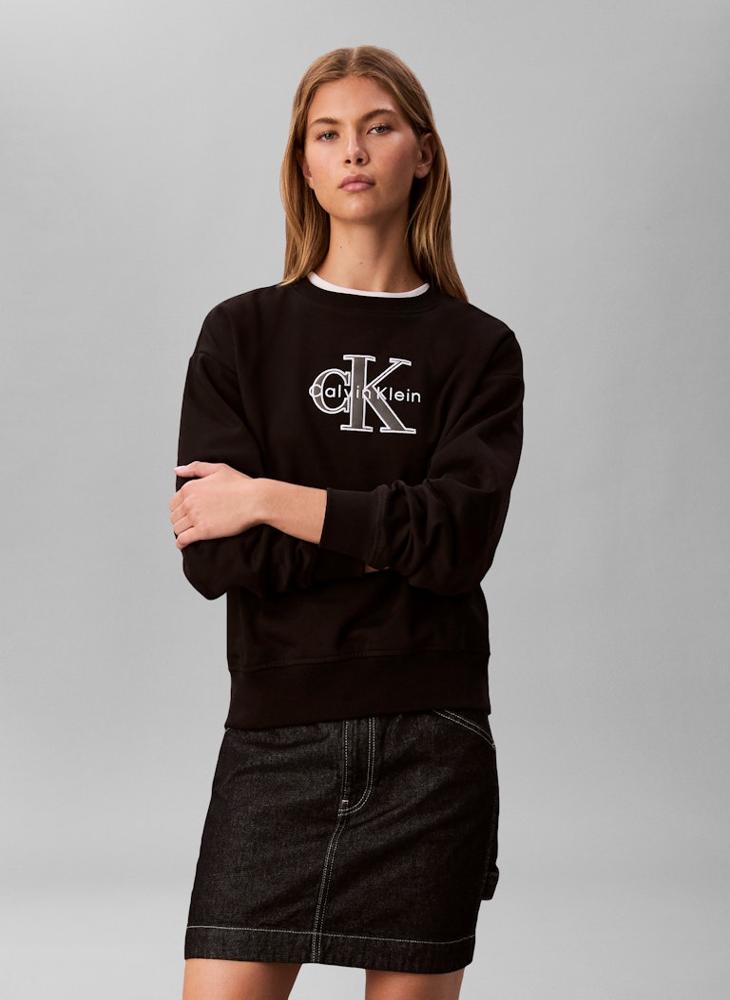 Calvin Klein Jeans Graphic Pullover Sweatshirts - Image 3