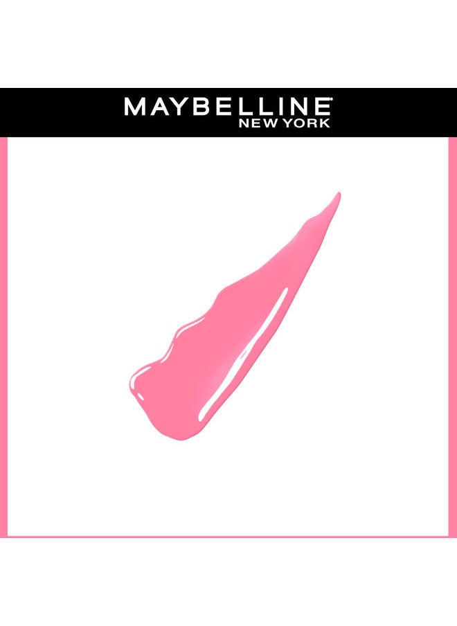 MAYBELLINE NEW YORK - SuperStay Vinyl Ink Longwear Transfer Proof Gloss Lipstick, 155 UpBeat, Pink Mix - Image 1