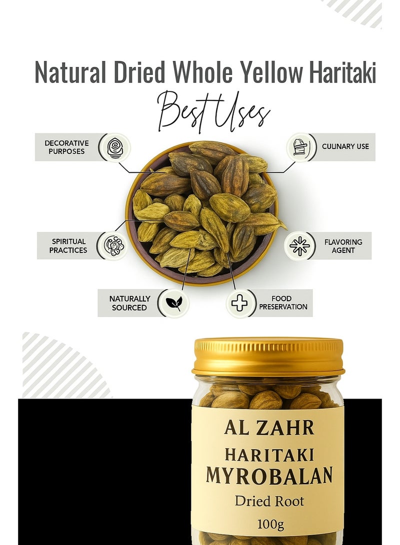 زهر ميروبالان هاريتاكي أصفر كامل - 100% جذر مجفف طبيعي، مختار يدويًا، بذور عالية الجودة للاستخدامات الروحية والطهوية والديكورية - Image 5