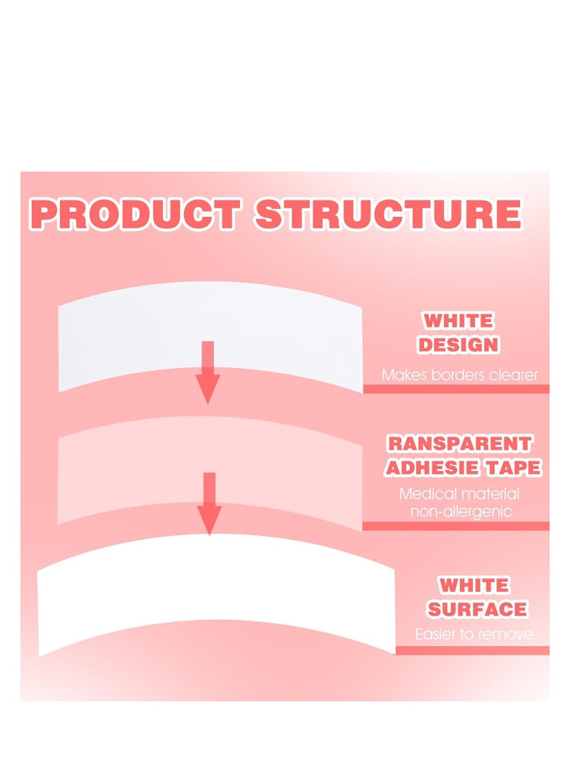 Prasacco Prasacco 50 PCS Wig Tapes for Lace Wigs, Lace Front Wig Tape Invisible Waterproof Double Side Tape for Wigs Lace Front Wig Tape Strips Wig Lace Tape for Wigs Toupees Hairpiece and Hair Extension  - Image 2