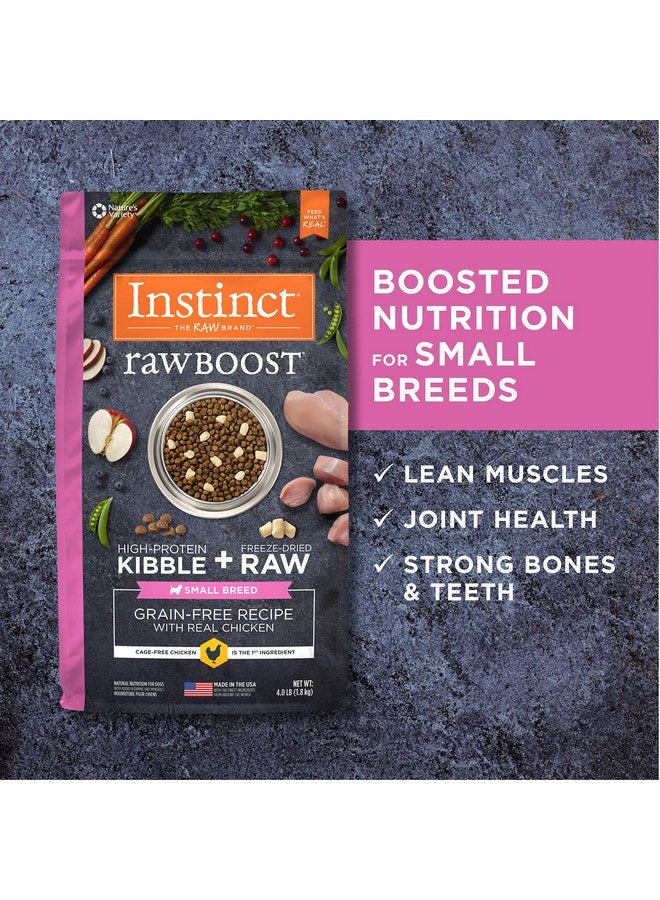 Instinct Raw Boost Small Breed Grain Free Recipe with Real Chicken Natural Dry Dog Food, 4 lb. Bag - Image 5