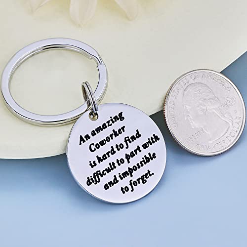SANNYRA Coworker Leaving Gifts for Colleague Friends Boss Goodbye Farewell Gifts Going Away Thank You Keychain for Coworkers Office Gifts - Image 4
