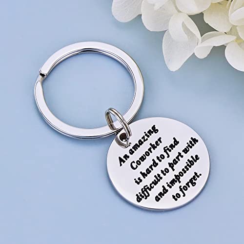 SANNYRA Coworker Leaving Gifts for Colleague Friends Boss Goodbye Farewell Gifts Going Away Thank You Keychain for Coworkers Office Gifts - Image 5