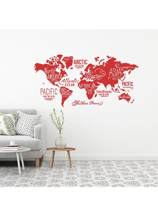 MAXPIX LLC MAXPIX- World Map Wall Vinyl Decal Sticker for Living Room, Bedroom, Nursery, Office - Image 4