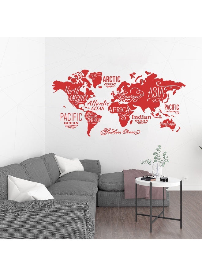 MAXPIX LLC MAXPIX- World Map Wall Vinyl Decal Sticker for Living Room, Bedroom, Nursery, Office - Image 3
