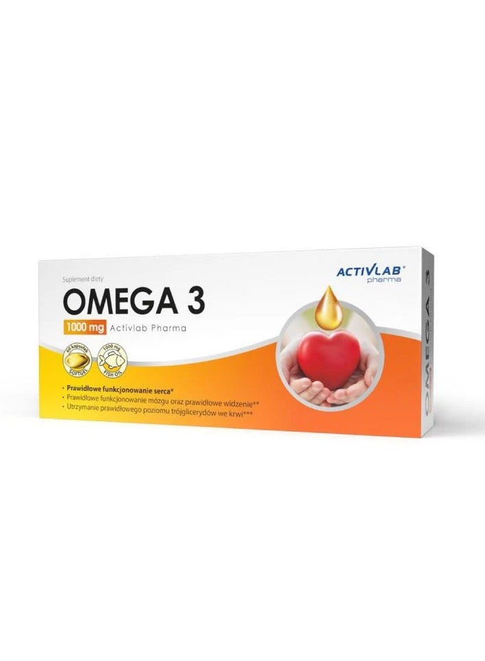 Active Lab Omega 3 1000 mg 60 Capsules
