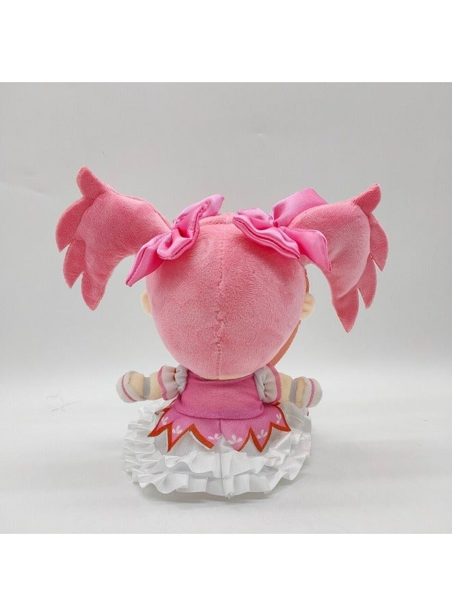 general madoka kaname plush doll deer eye Yuanxiang character doll Madoka Magica plush doll the best gift for family and friends - Image 4