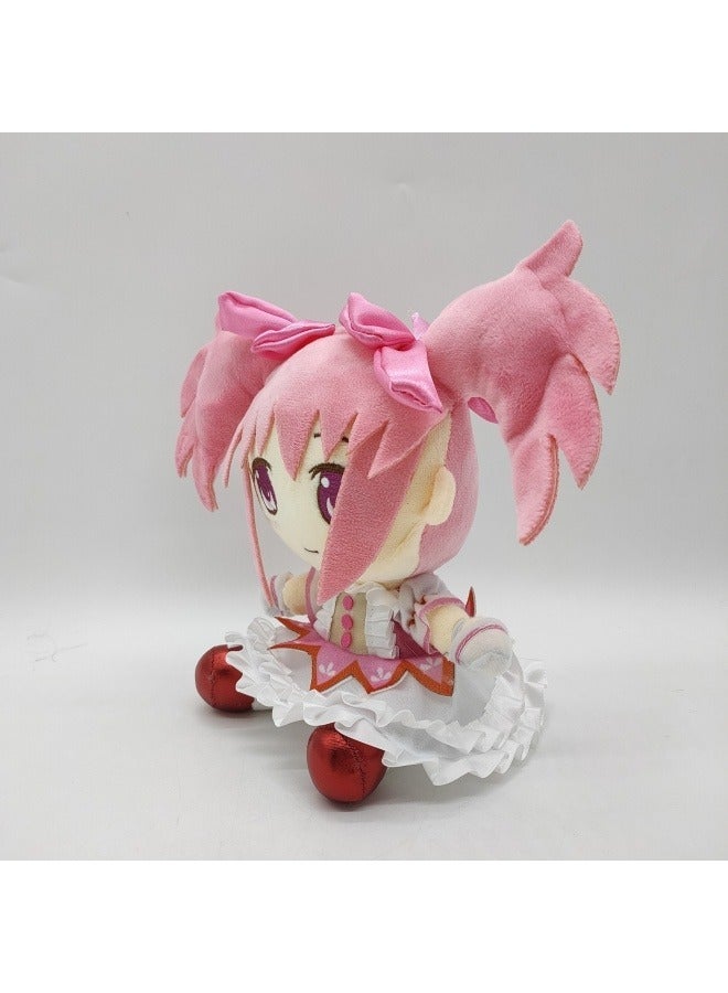 general madoka kaname plush doll deer eye Yuanxiang character doll Madoka Magica plush doll the best gift for family and friends - Image 2