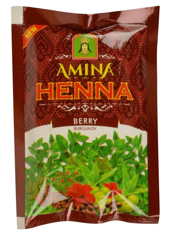 Amina - حناء بورجوندي 300 جرام (عبوة من 10) - Image 1