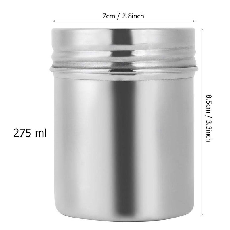 Yosoo 304 Stainless Steel Sealed Food Storage Jar Portable Tea Coffee Beans Container Easy for Travel Outdoor and Camping(275ml) - Image 3