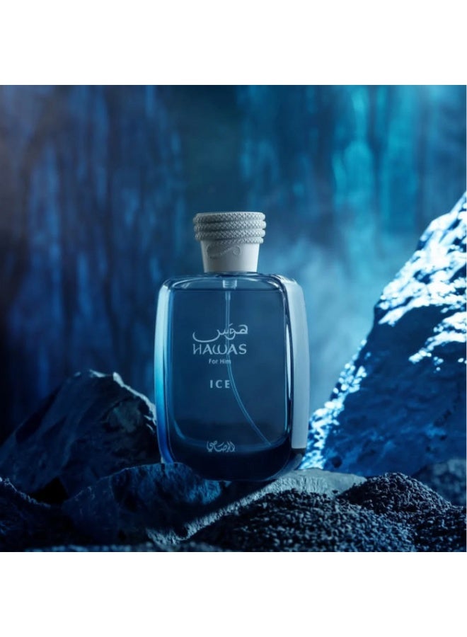 Rasasi Hawas Ice For Men Eau de Parfum 100ml - Image 3
