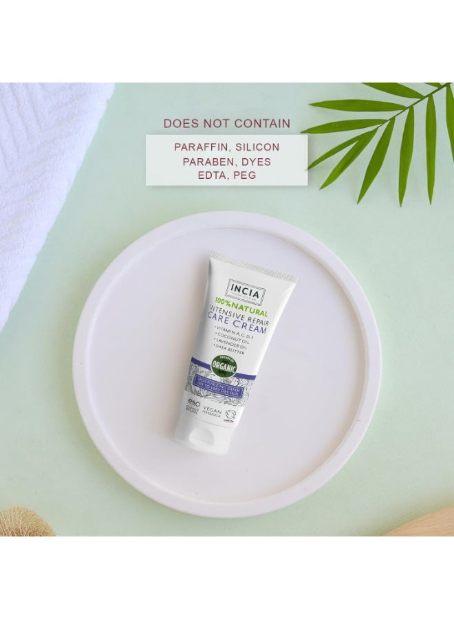 إنسيا مجموعة العناية بالبشرة ومزيل العرق الطبيعي للنساء - كريم إصلاح طبيعي 100% بخلاصة اللافندر والأفوكادو وزبدة الشيا + مزيل عرق دوار خالٍ من الألومنيوم - نباتي، لا يترك بقعًا، انتعاش يدوم طويلًا - عبوة مزدوجة 50 مل - Image 5